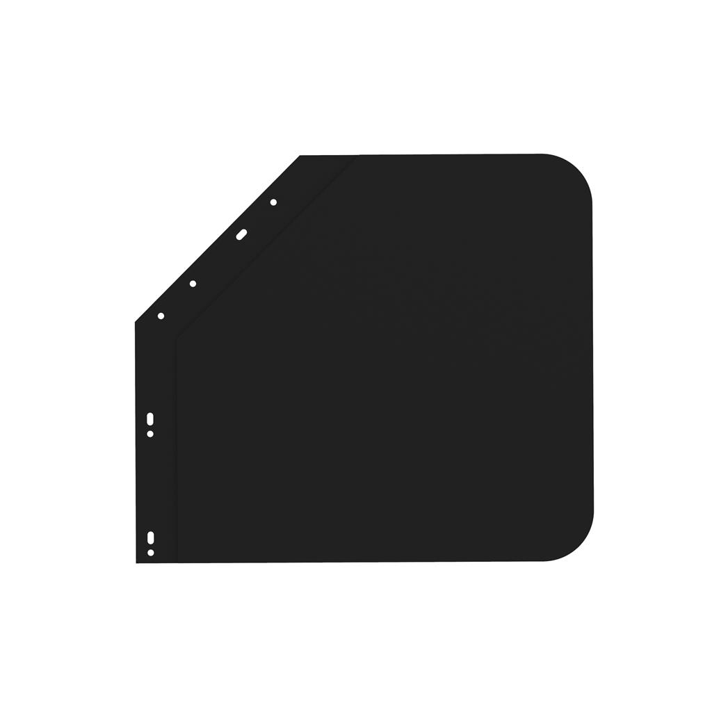 MUDFLAP 24",MTR1 BLK SYM,