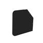 MUDFLAP 24",MTR1 BLK SYM,